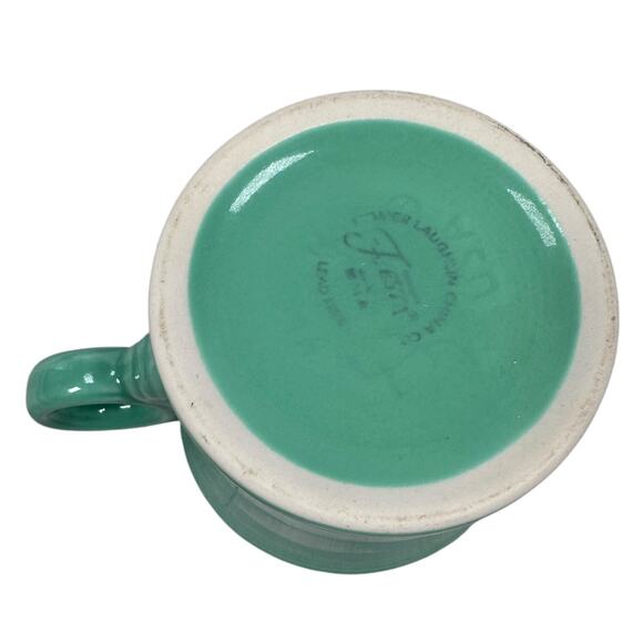 Fiesta Fiestaware Coffee Mug 3.5" Sea Mist Green Classic Ring Handle Lot of 5 - Picture 5 of 7